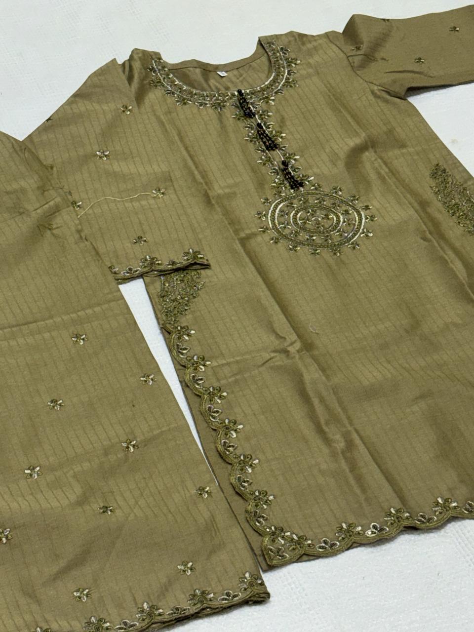 LOOGDI Girls Embroidered 2-Piece Suit — Design 2